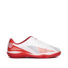 Chuteira Infantil Molekinho Inter Futsal Branco/Vermelho