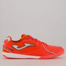 Chuteira Joma Dribling Futsal Coral e Branca
