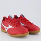 Chuteira Mizuno Regent AS Futsal Juvenil Vermelha