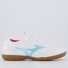 Chuteira Mizuno Regent IN Futsal Branca e Azul