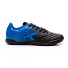 Chuteira oxn express fit 2 indoor kids - preto/azul
