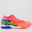 Chuteira Puma Future 7 Match Neymar Jr NJR TT BDP Society Coral