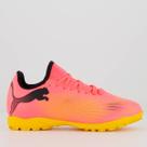 Chuteira Puma Future 7 Play TT PS BDP Society Infantil Rosa