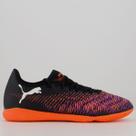 Chuteira Puma Future 8 Play IT Futsal Preta e Laranja Chuteira Puma Future 8 Play IT Futsal Preta e Laranja