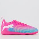 Chuteira Puma Future 9 Play Futsal Rosa Juvenil Chuteira Puma Future 9 Play Futsal Rosa Juvenil