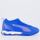 Chuteira Puma Ultra 6 Match IT + MID Futsal Juvenil Azul Chuteira Puma Ultra 6 Match IT + MID Futsal Juvenil Azul