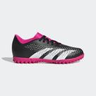 Chuteira Society Adidas Predator 23 4 Infantil - Preto e Rosa