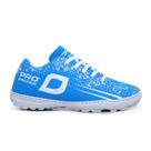 Chuteira Society Infantil Pro Soccer Azul Conforto e Performance