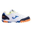 Chuteira Society Joma Top Flex Suiço Branca Infantil