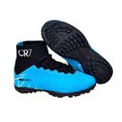 Chuteira Society Mercurial Cano Alto Masculina Futebol Campo Sintético