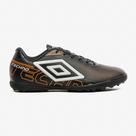 Chuteira Society Umbro Techno Cor: Preto E Laranja - Tamanho: 39