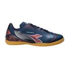 Chuteira Tênis Diadora Squadra Marinho-Coral Costurada Chuteira Tênis Diadora Squadra Marinho-Coral Costurada
