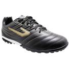 Chuteira topper society titanium vii preto e dourado