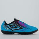 Chuteira Umbro Blast Society Azul e Rosa Chuteira Umbro Blast Society Azul e Rosa