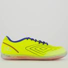Chuteira Umbro BR Futsal Verde e Azul
