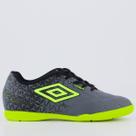 Chuteira Umbro Class Neo Futsal Juvenil Cinza
