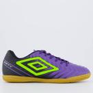 Chuteira Umbro Fifty V Futsal Roxa e Preta Chuteira Umbro Fifty V Futsal Roxa e Preta