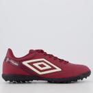 Chuteira Umbro Master Class Club Society Bordô e Branco