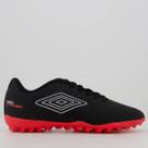 Chuteira Umbro Neo Striker Society Preta e Vermelha Chuteira Umbro Neo Striker Society Preta e Vermelha
