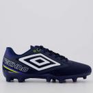 Chuteira Umbro Techno II Campo Marinho e Branca