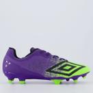 Chuteira Umbro Velocita Décimo Premier Campo Roxo e Verde Chuteira Umbro Velocita Décimo Premier Campo Roxo e Verde
