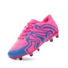 Chuteiras de Futebol Juvenil DREAM PAIRS para Gramado Firme Rosa e Azul 13K
