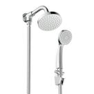 Chuveiro 12cm Redondo Com Desviador e Ducha Manual Cromado Celite Basic