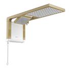 Chuveiro Acqua Duo Branco Matte Gold 220 Volts 6800 Watts - 7510166 - LORENZETTI