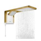 Chuveiro Acqua Duo Branco Matte Gold 220v 7800w Lorenzetti