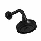 Chuveiro acquaplus parede com tubo black noir brilhante deca