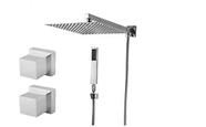 Chuveiro Completo Desviador Metal Cromado Ducha+ Acabamentos