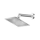 Chuveiro de parede Banheiro DocolSlim 1/2" 17x17cm 81 Crivos Cabeça Articulada Docol