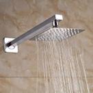 Chuveiro Ducha Cromada Slim Quadrada 20cm