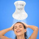 Chuveiro Ducha Duchinha Gorducha 4 Temperatura Zagonel 127v 220v Branca Compacta Moderna Pequena