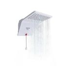 Chuveiro Ducha Eletrônica Ducali 7500 Watts Branca - Espalhador Grande De Silicone - Zagonel 220V