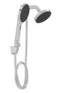 Chuveiro ducha flex redondo de parede cromado deca com desviador e ducha manual 126mm 2081.c.des