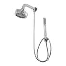 Chuveiro Ducha Gás Solar AutoLimpante com Chuveirinho Desviador Cromado Luxo Metal
