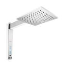 Chuveiro Ducha Lorenzetti Acqua Century Digital Branco Cromado 127v 5500w
