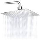 Chuveiro Ducha Quadrado Inox Cromado 20x20 Area Externa Piscina Banheiro