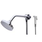 Chuveiro Ducha Redonda Flatt Cromada Com Ducha Manual Em Metal - Aquecedor Solar E Gás Lusaflex Chuveiro Ducha Redonda Flatt Cromada Com Ducha Manual Em Metal - Aquecedor Solar E Gás Lusaflex