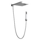 Chuveiro Ducha Volante Telca YL-9001P Quadrado 2525 Gás Solar Corpo Metálico Cor Cromado Brilhante