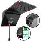 Chuveiro Eletrônico Com Conexão WiFi e Bluetooth Preto Quadrado Ducali Premium 127v 220v Zagonel