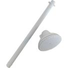 Chuveiro Frio Completo 4''Paulina Branco Sem Registro Pr 60020 - Kit C/12