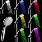 Chuveiro LED RGB Com Sensor De Temperatura