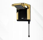 Chuveiro Lorenzetti Acqua Star Preto Branco Dourado Brilho 220v