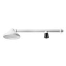 Chuveiro Plástico Com Registro Branco Fosco 30cm Herc2320