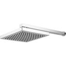 Chuveiro Quadrado ABS Cromado Luxo 3308 Square