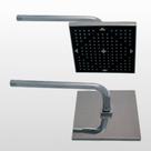 Chuveiro Quadrado Abs Luxo 8" Cromado Civitt - CIVITT Chuveiro Quadrado Abs Luxo 8" Cromado Civitt - CIVITT