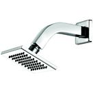 Chuveiro Quadrado Articulado c/Haste 10X10 LX 4001 CR Lexxa Bagno