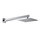 Chuveiro Quadrado Ducha Slim Cromado 20x20cm Para Aquecedor